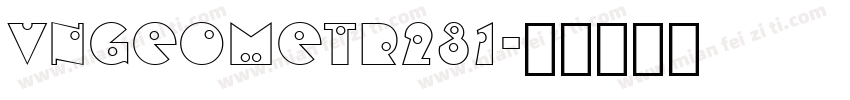 VnGeometr231字体转换