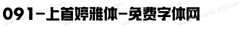 091-上首婷雅体字体转换