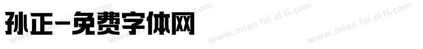 孙正字体转换