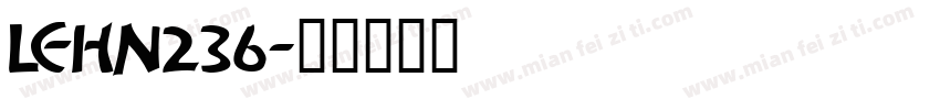 LEHN236字体转换
