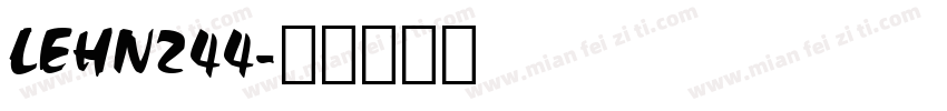 LEHN244字体转换