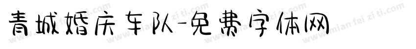 青城婚庆车队字体转换