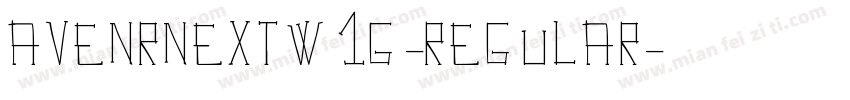AvenrNextW1G-regular字体转换