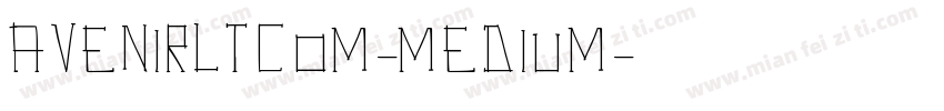 avenirltcom-medium字体转换