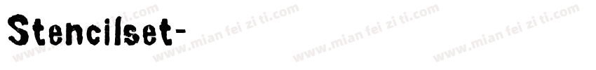 Stencilset字体转换