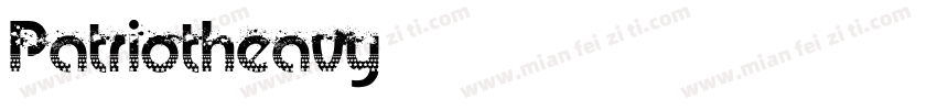 PatriotHeavy字体转换