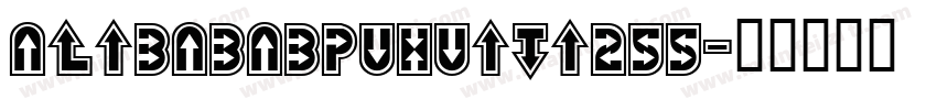ALIBABABPUHUITI255字体转换