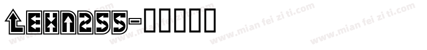 LEHN255字体转换