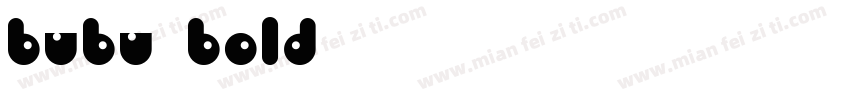 BUBU-BOLD字体转换