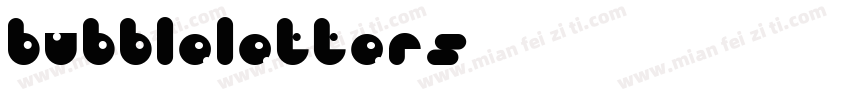 bubbleletters字体转换
