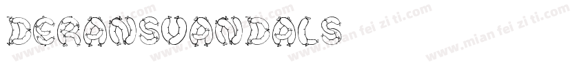 DeransVandals字体转换