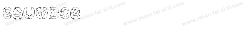 Saunder字体转换
