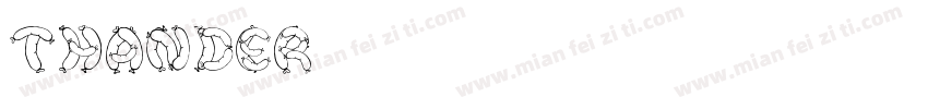 Thander字体转换