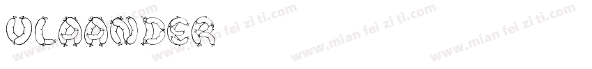 VLAANDER字体转换