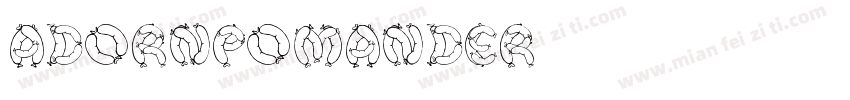 adornpomander字体转换