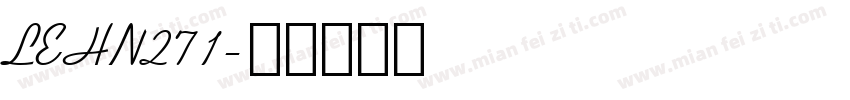 LEHN271字体转换