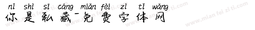 你是私藏字体转换