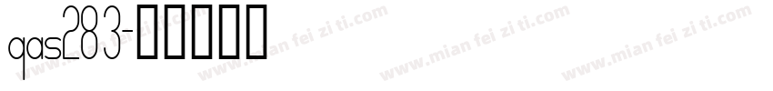 gas283字体转换