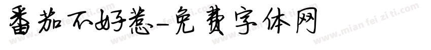 番茄不好惹字体转换