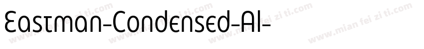 Eastman-Condensed-Al字体转换