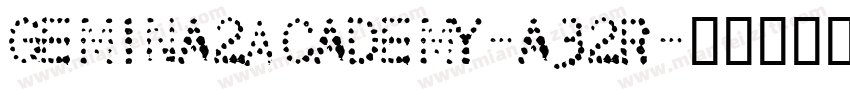 Gemina2Academy-a32R字体转换