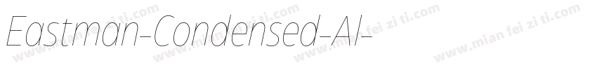 Eastman-Condensed-Al字体转换