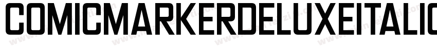 ComicMarkerDeluxeItalic-V9EV字体转换