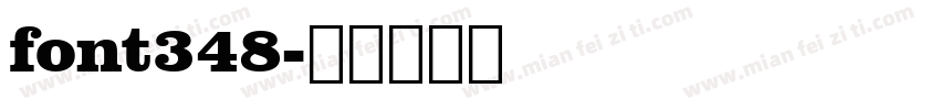 font348字体转换