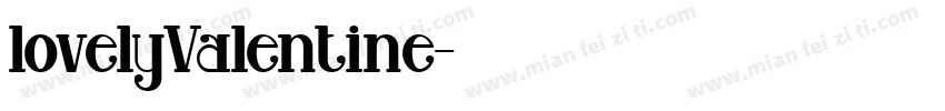 lovelyValentine字体转换