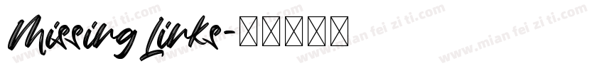 MissingLinks字体转换