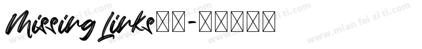 MissingLinks字体字体转换