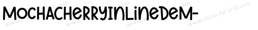MochaCherryInLineDem字体转换