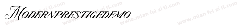 Modernprestigedemo字体转换