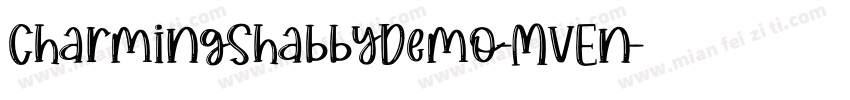CharmingShabbyDemo-MvEn字体转换
