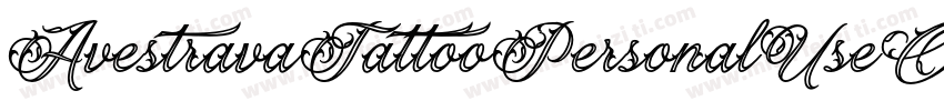 AvestravaTattooPersonalUseOnhy字体转换