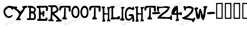 CybertoothLight-z42w字体转换