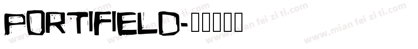 portifield字体转换