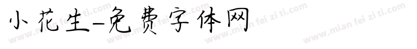 小花生字体转换