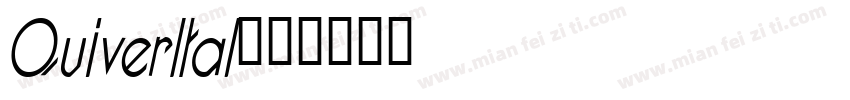 QuiverItal字体转换