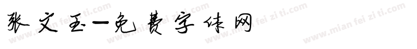 张文玉字体转换