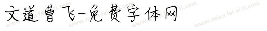 文道曹飞字体转换