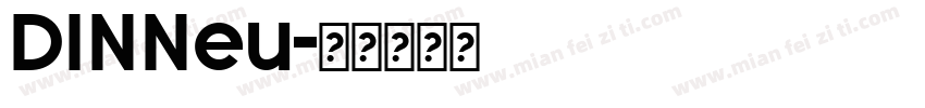 DINNeu字体转换