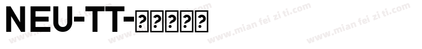 NEU-TT字体转换