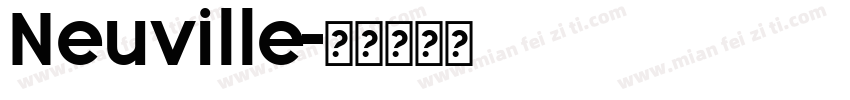 Neuville字体转换