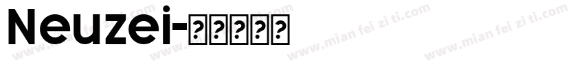 Neuzei字体转换