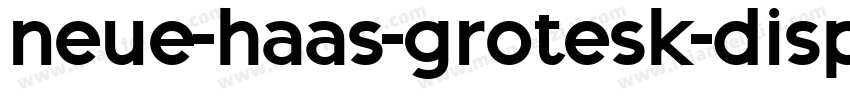 neue-haas-grotesk-display字体转换