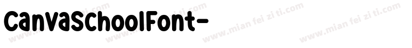CanvaSchoolFont字体转换