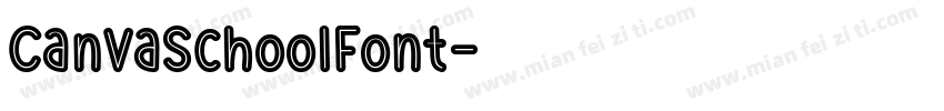 CanvaSchoolFont字体转换