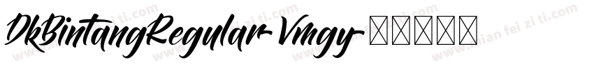 DkBintangRegular-Vmgy字体转换