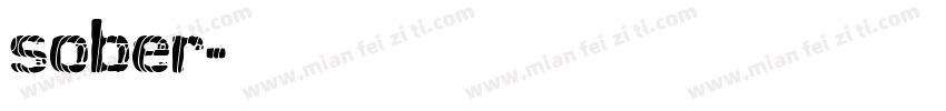sober字体转换
